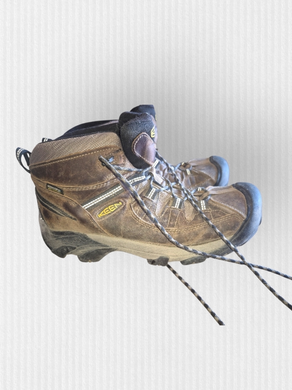 Keen Brown and Black Men's Waterproof Hiking Boots
